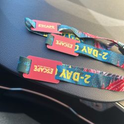 Escape Wrist Bands GA 2day