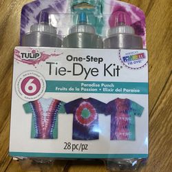 Tulip One-Step 3 Color Tie-Dye Kit 28pc NEW! 