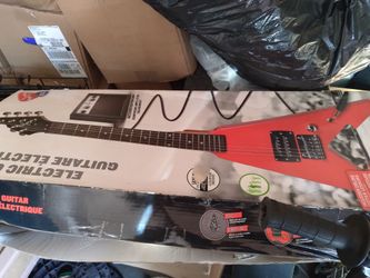 Electric guitar w/ amp