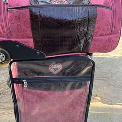 BRIGHTON Cherry Rose 🍒 🌹 Luggage/Bag Set