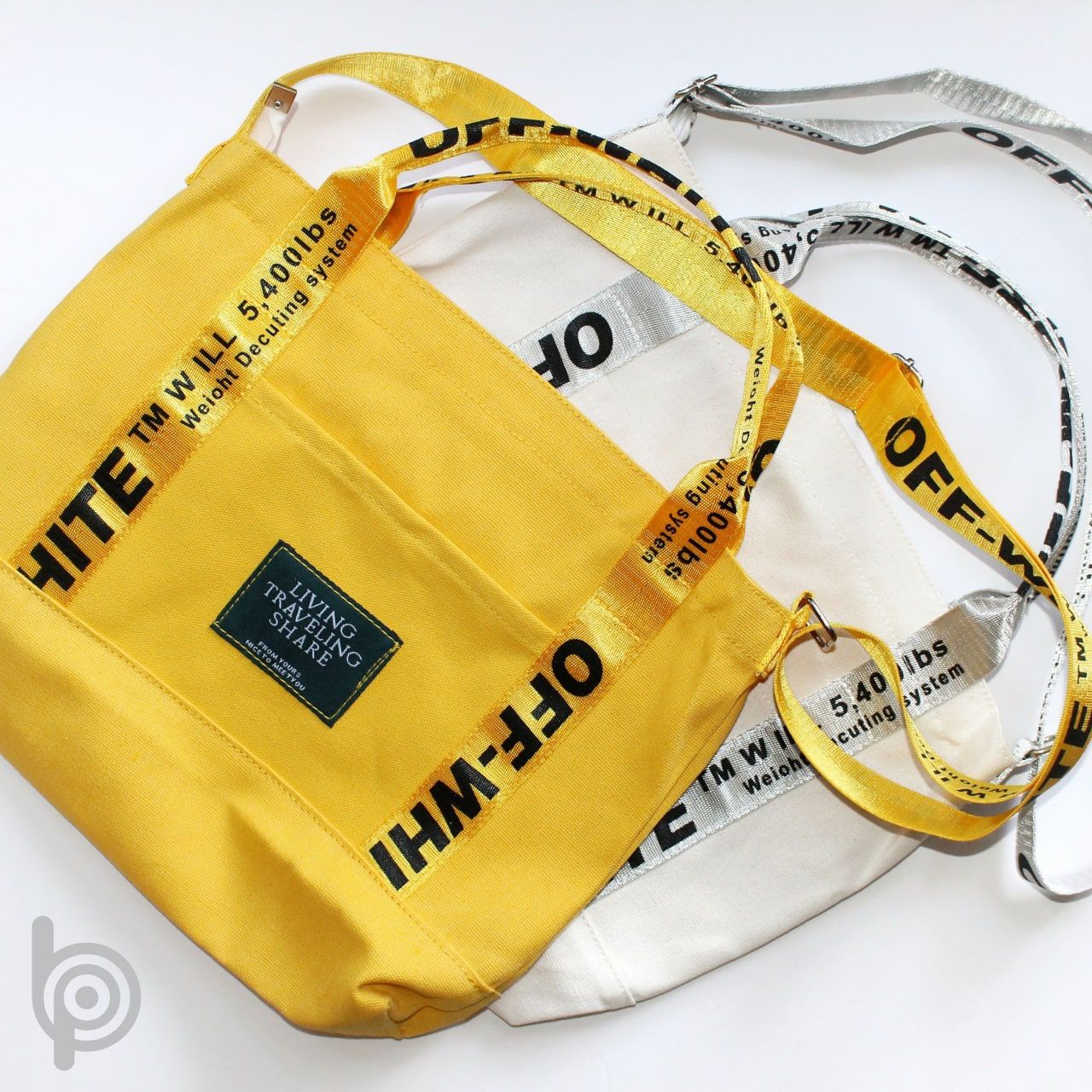Off White Hand Bag