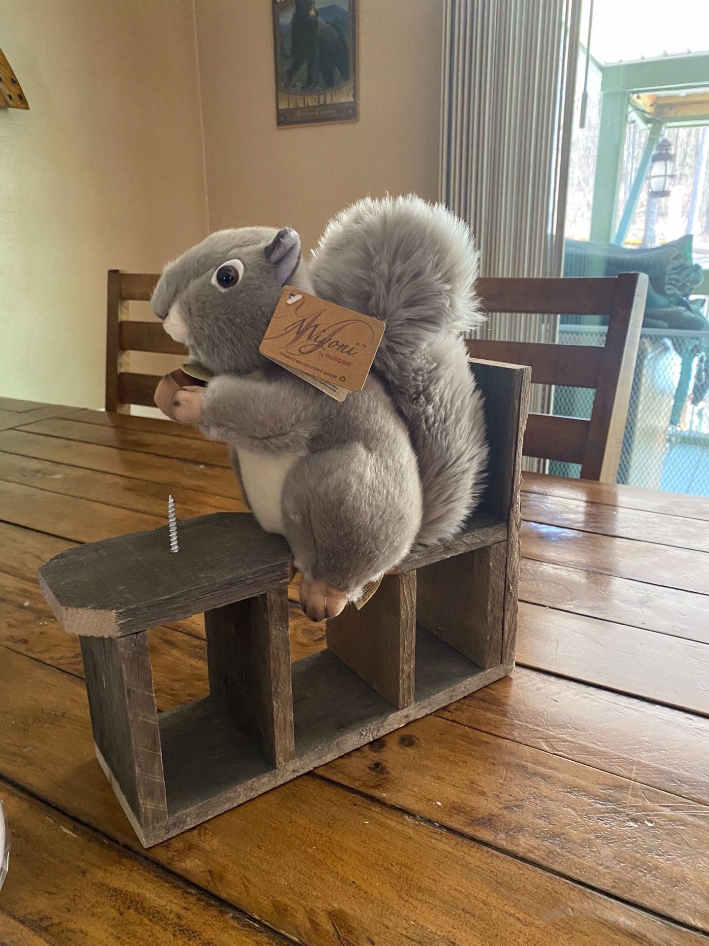 Handmade Squirrel Feeder