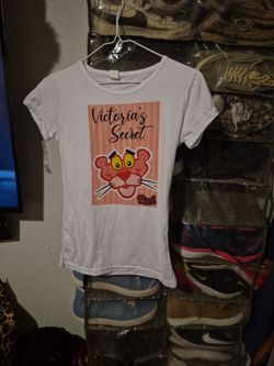PINK PANTHER AND VICTORIA SECRETS COLLAB SHIRT