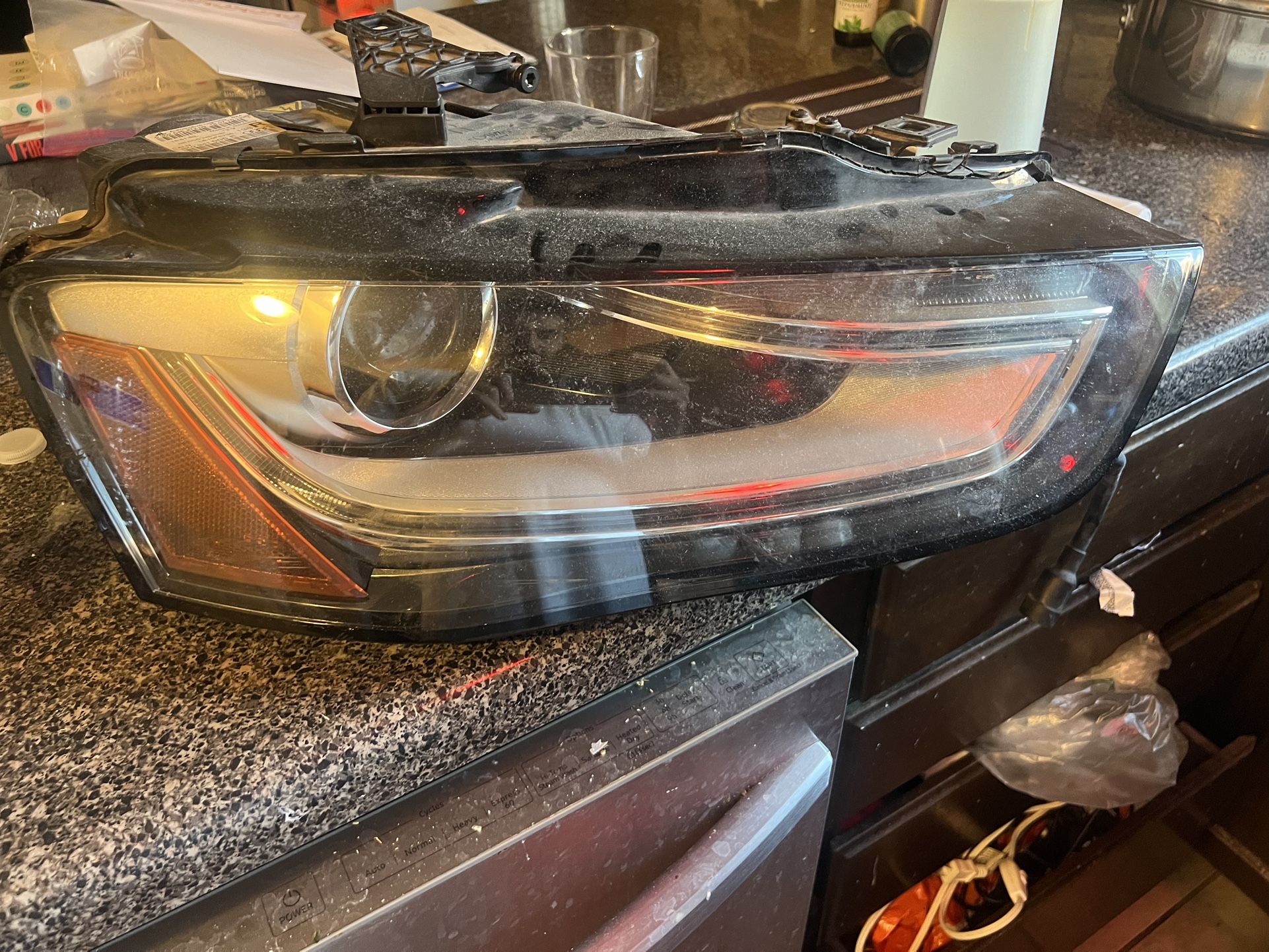 Audi A4-S4 13-16 Passenger Headlight