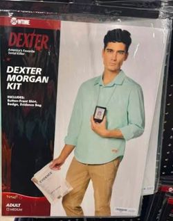 Brand new Dexter adult costume size small