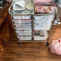 Nail Cart with Supplies!