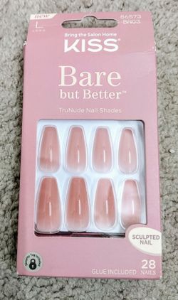 Sculpted Nail KISS Bare but Better TruNude 28 Nails