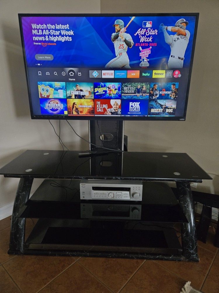 VIZIO 50 in TV and Stand
