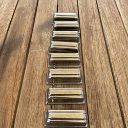 8 Vintage MIJ Pearl Stencil Snare Lugs