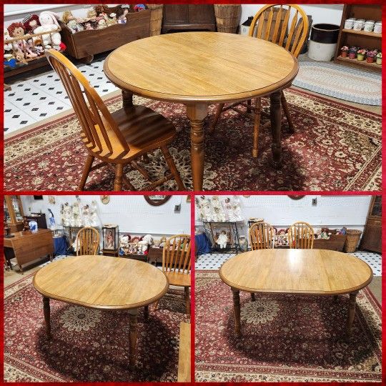 Vintage Solid Wood Dining Table