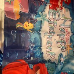 Disney little mermaid birthday set