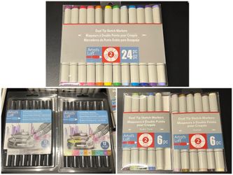 Artist's Loft Alcohol Marker Mega-Lot (58 Working Markers)
