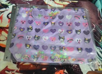 Sanrio Kuromi Purple Heart shaker/confetti Bag