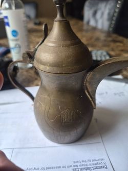 Cafeteta de laton vintage