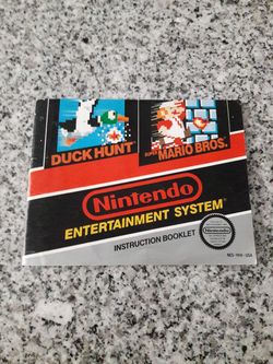NES Super Mario Bros/Duckhunt Instruction Booklet