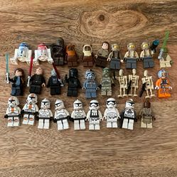 Star Wars Lego Mini Figure Lot