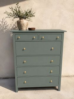Morning Mist Tall Dresser