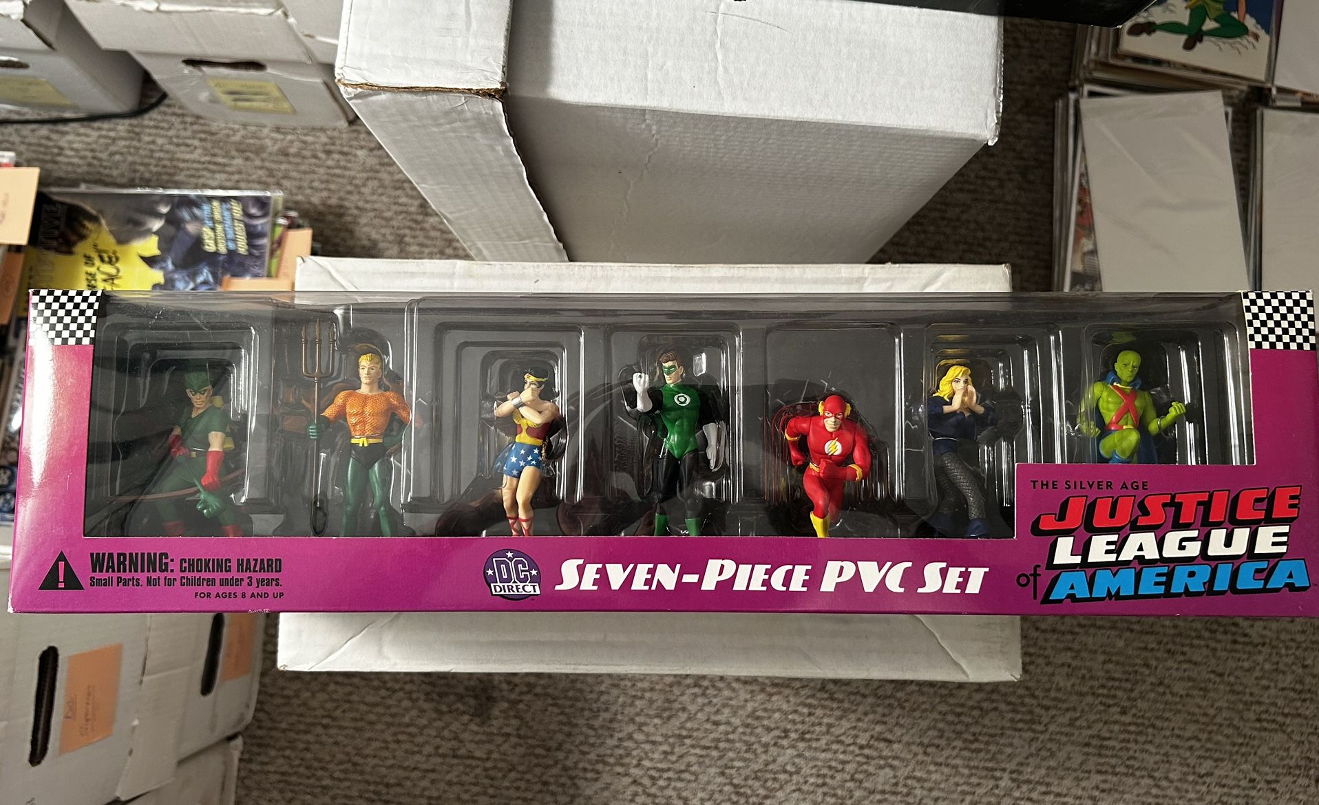 DC Direct Justice League PVC Set SEALED!