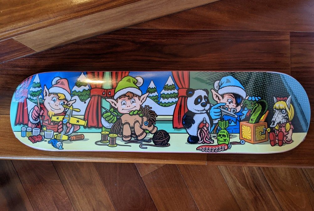 Strangelove Elves Skateboard Deck 8.25 Sean Cliver New