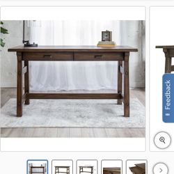 Costco 57" Trestle Writing Desk
