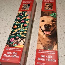 2 Large Paint By Numbers