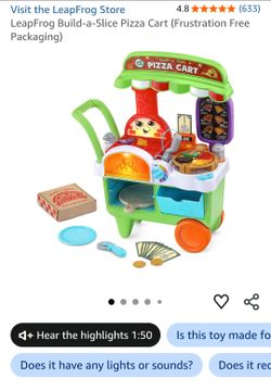LeapFrog Build-a-Slice Pizza Cart