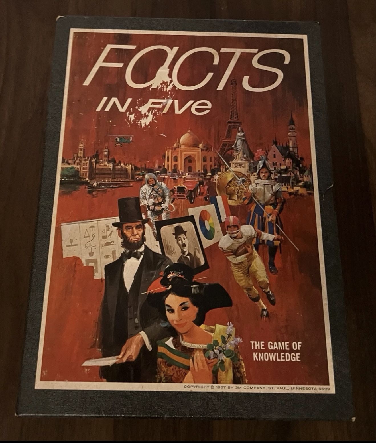 Vintage Facts in Five Game of Knowledge Bookshelf Game 1976 Avalon Hill