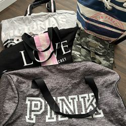 Used Victoria Secret Bags And Billabong Backpack 