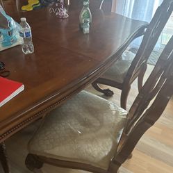 Table with six chairs