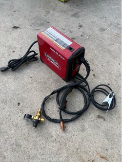 Lincoln electric WELD-PAK 90i MIG and Flux-Cored Wire Feeder Welder with Gas Regulator