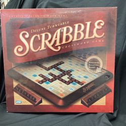 Brand New Sealed Vintage Scrabble Deluxe Turntable Game- Parker Brothers.