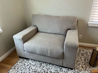 Ashley Furniture Maggie Flax Chair and a Half - Excellent Condition