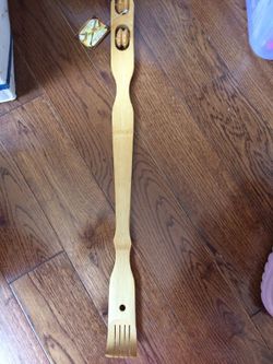 Bamboo back scratcher