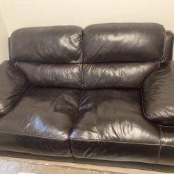 Leather sofa