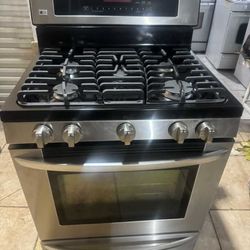 LG 30" STAINLESS STEEL 5 BURNER GAS STOVE
