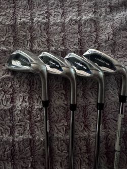New cobra AirX blue irons 8/9/P/G