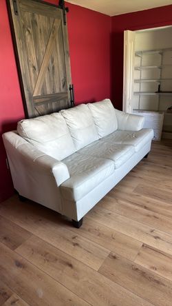 Futon Couch + Ottoman Ashley Furniture