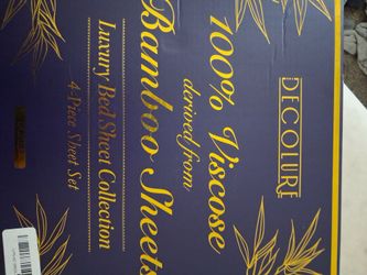4-Peice Bamboo Sheet Set Queen