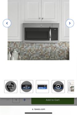 Brand New Over The Range Stainless Steel Microwave