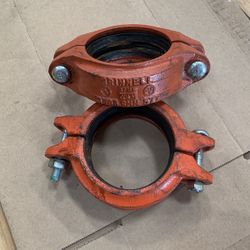 Grinnell 3"   88.9 mm Grooved Rigid Coupling - Painted