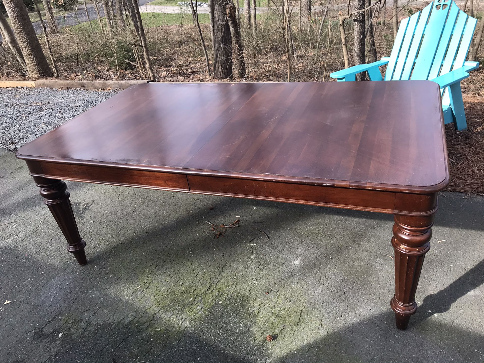 Cherry dining room table