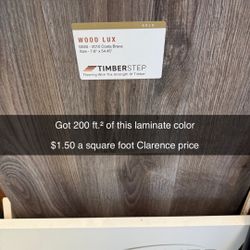 Laminate Flooring 200 Ft.²