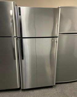 Stainless Steel Top Mount Fridge - Energy Efficient