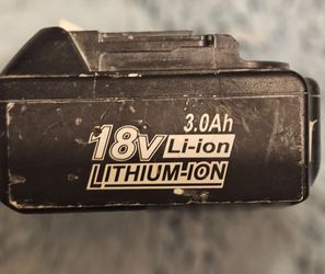 18v LI-ION lithium battery used