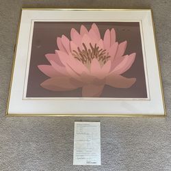 Limited Edition Signed And Numbered Dahlia By Jean Meadows