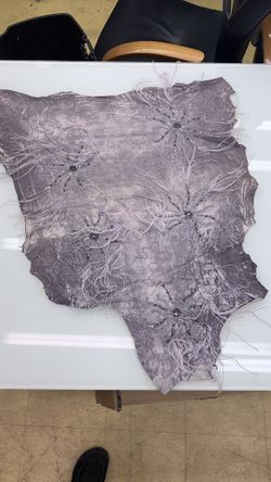 Suede Embroidered Calfskin Custom