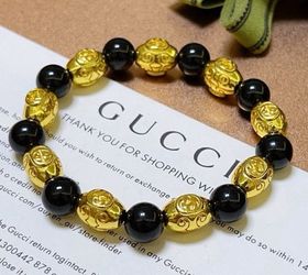 Black agate bracelet