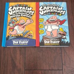 Captain Underpants books $5