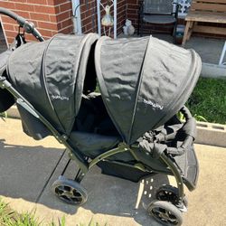 Baby Joy Double Stroller