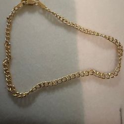 14k 7.25 Cuban Bracelet